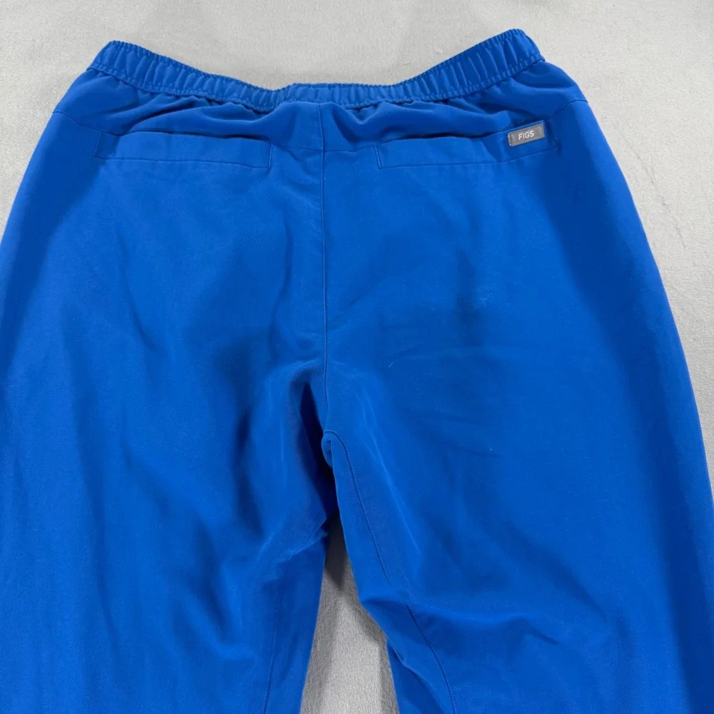 FIGS Scrub Jogger Pants Mens Large Royal Blue Drawstring Medical